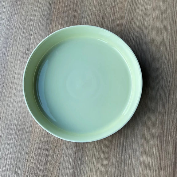 Coffret plat de service et assiette 24 cm - Vert artichaut - DEGRENNE - 2